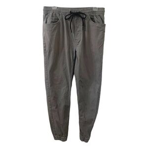 Aeropostale Aero Grey Cotton Chino Jogger Pants Men's Size Medium